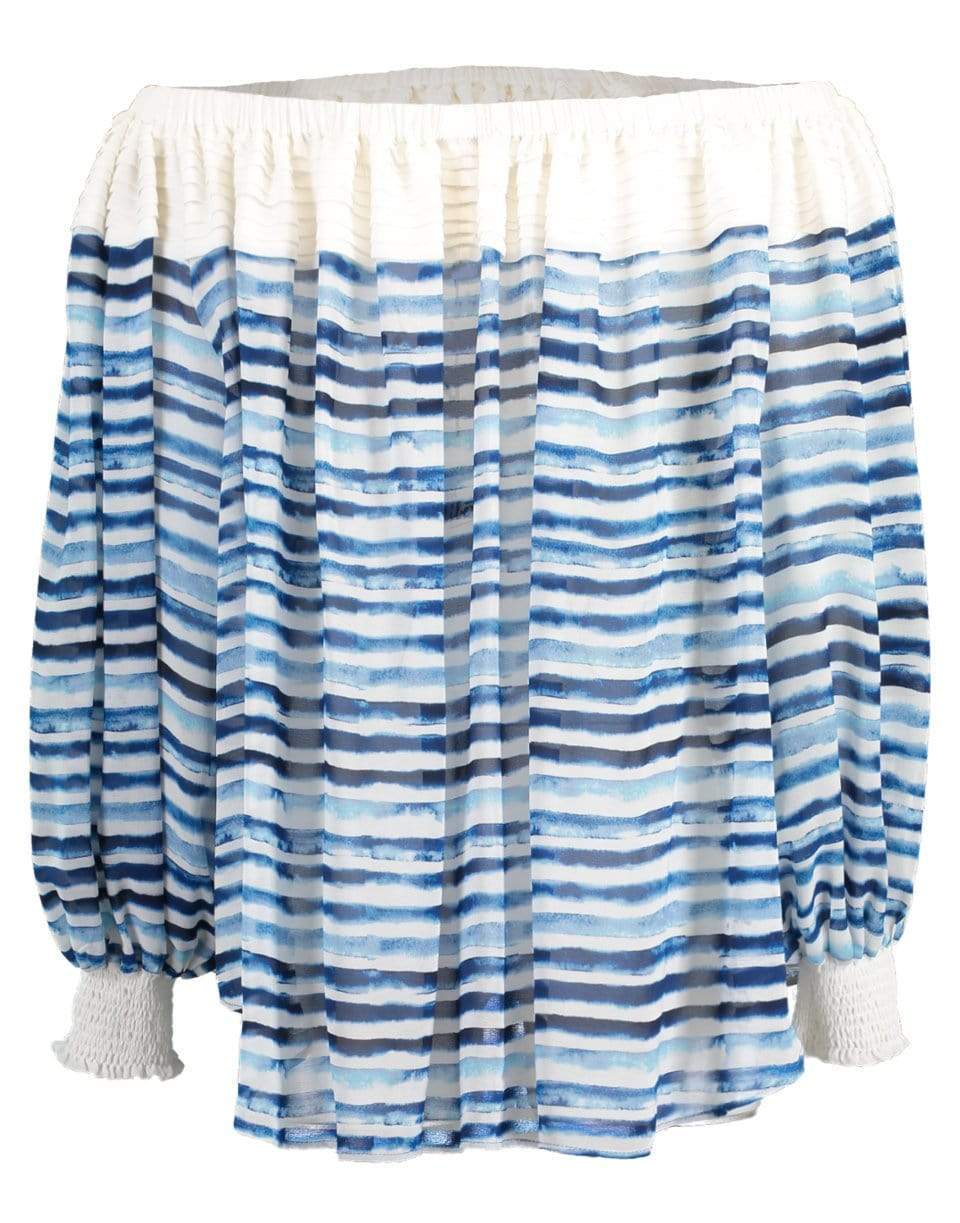 MIMI LIBERTE-Blue Stripe Sailor Blouse-