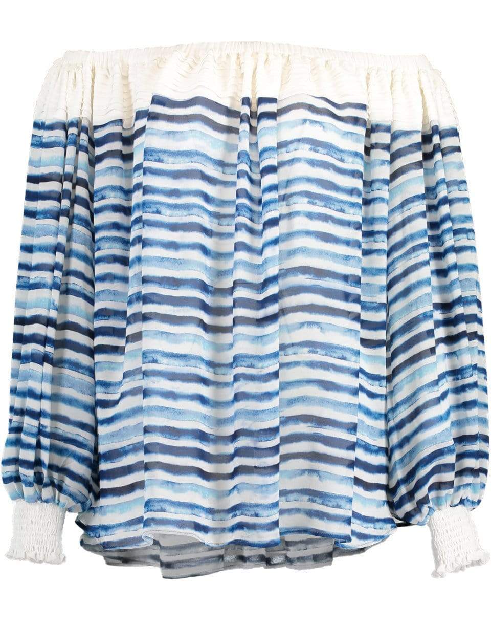 MIMI LIBERTE-Blue Stripe Sailor Blouse-