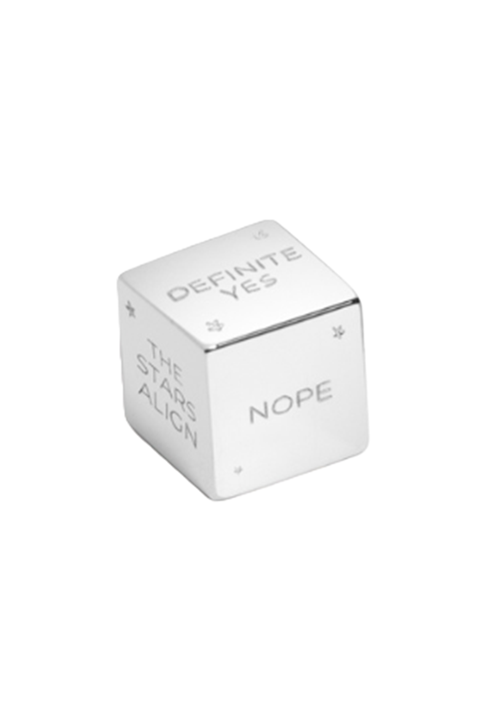 Petite Fortune Dice - Sterling Silver