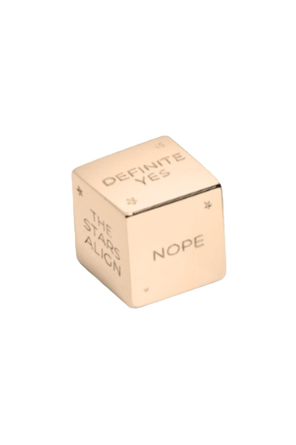 Petite Fortune Dice Pendant - Yellow Gold
