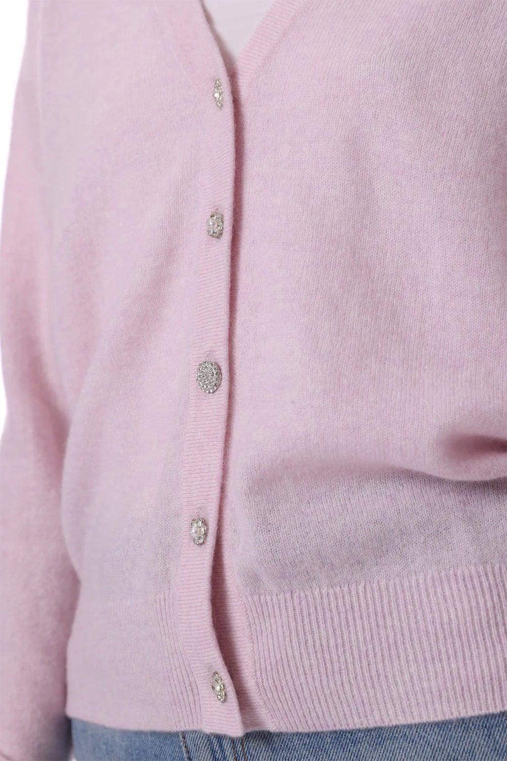  MINNIE ROSE-Novelty Cardigan - Dior Pink- 
