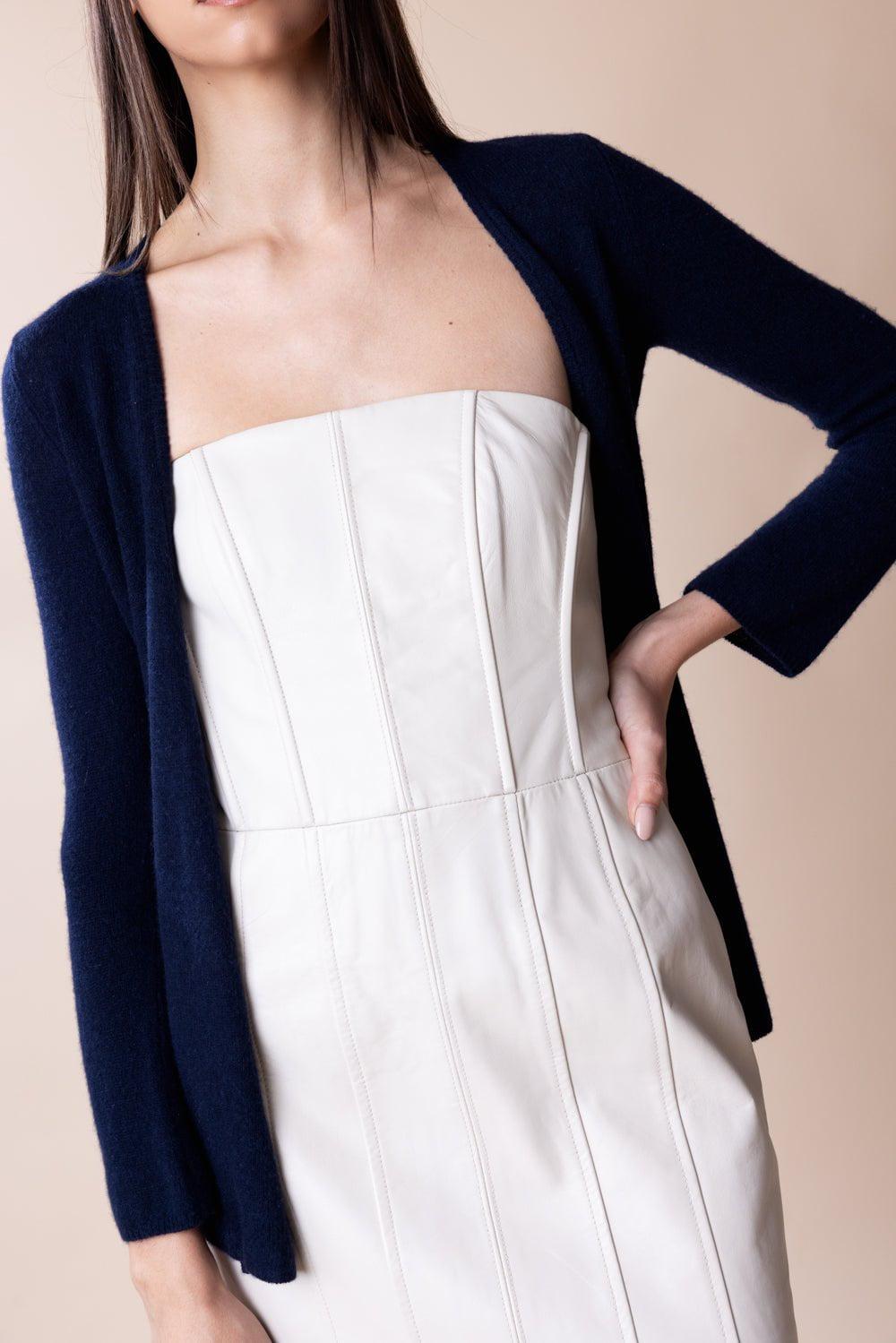 MINNIE ROSE-Classic Cardigan - Navy-