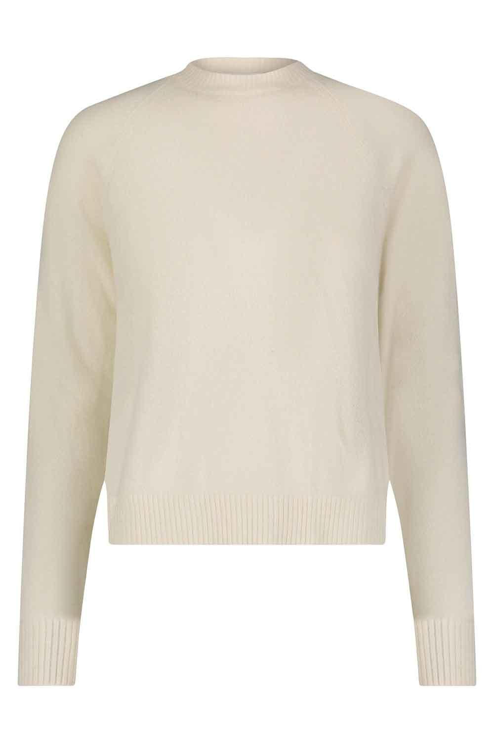 Shrunken Crewneck - White-WHITE-XS-CLOTHINGTOPKNITS-MINNIE ROSE