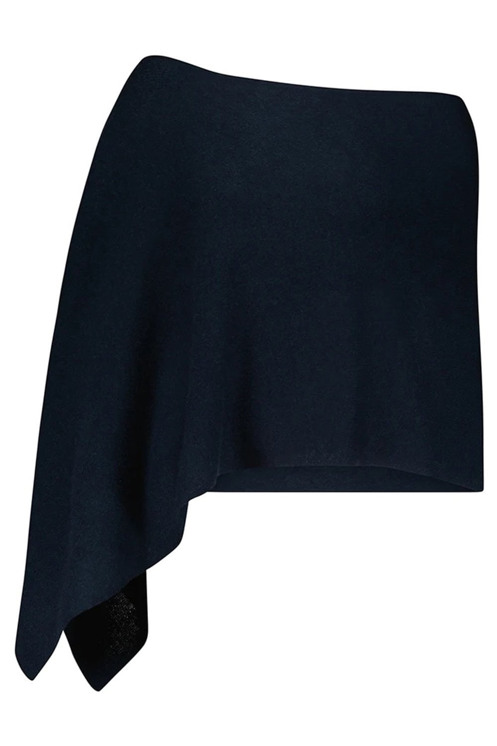 MINNIE ROSE-Ruana Poncho - Navy-NAVY