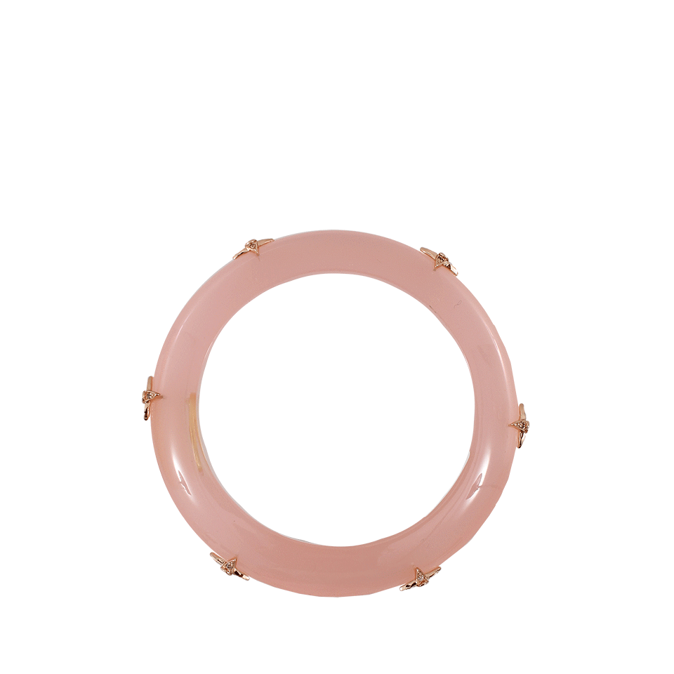 MIRIAM SALAT-Starlet Sunset Resin Bangle-ROSE GOLD