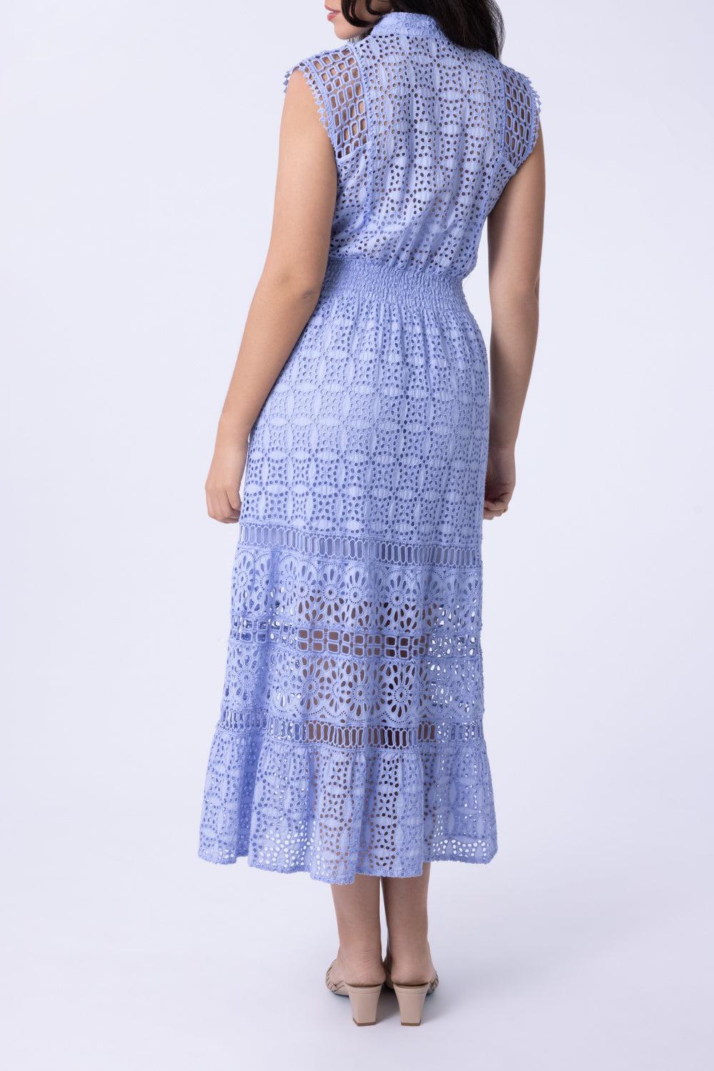 Ginepro Sleeveless Midi Dress-PURPLE-XS-CLOTHINGDRESSCASUAL-MISH