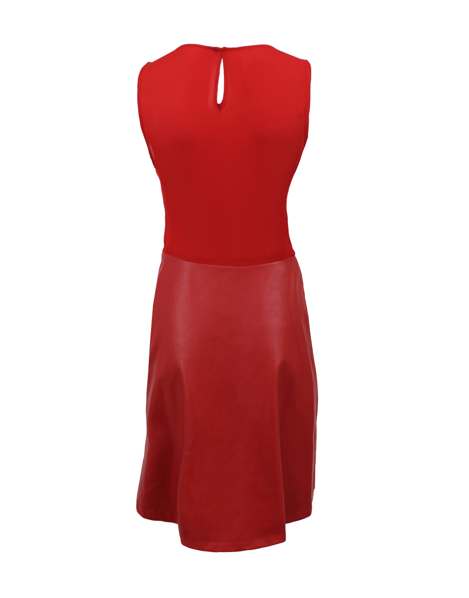 MISHA NONOO-Sleeveless Leather Dress-