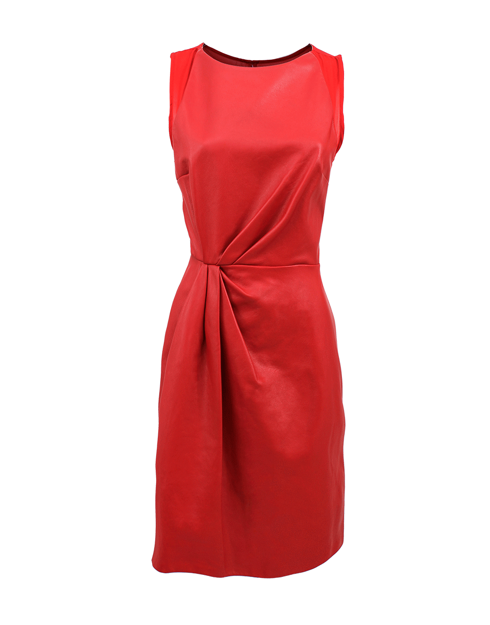 MISHA NONOO-Sleeveless Leather Dress-