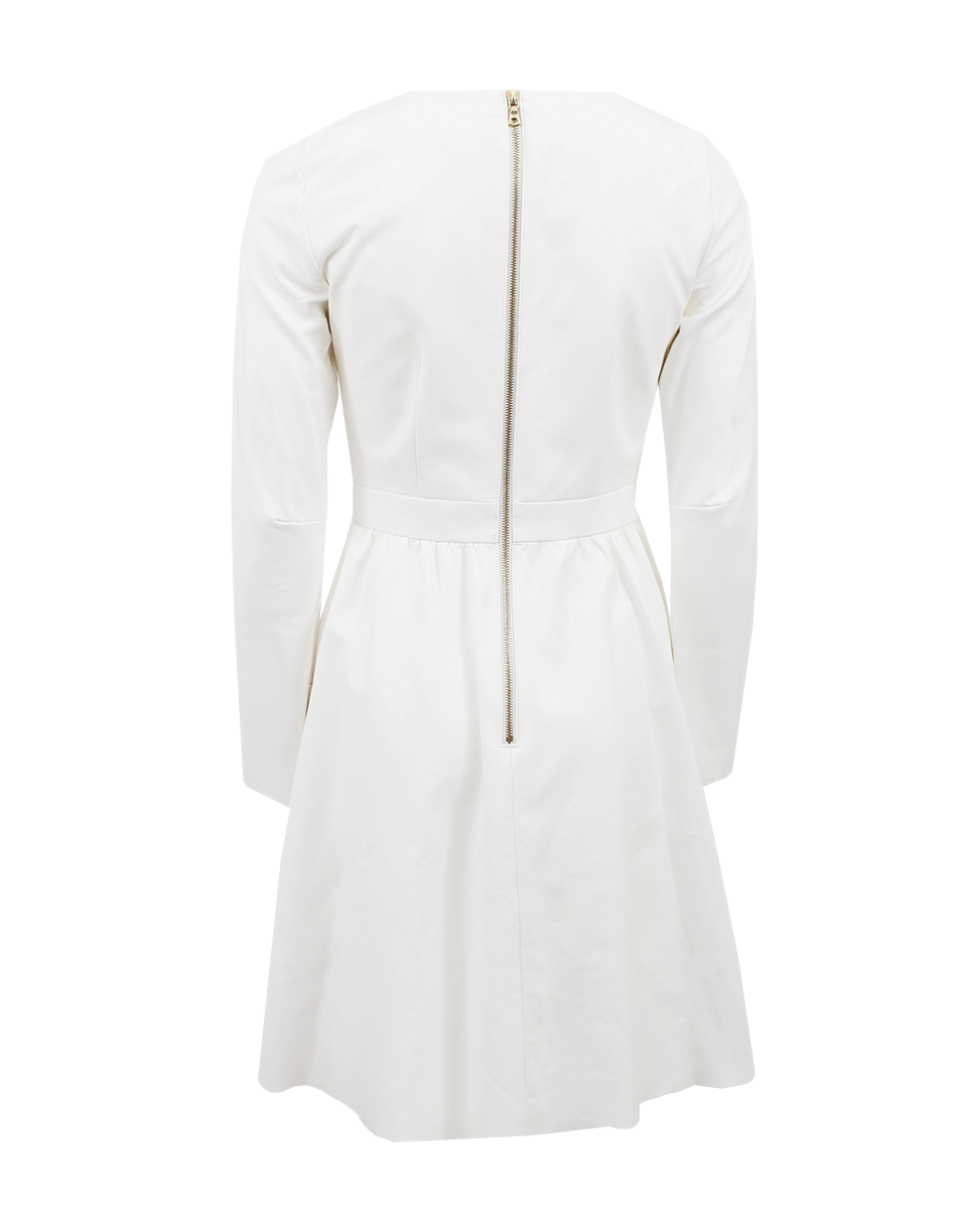 MISHA NONOO-Long Sleeve Leather Dress-