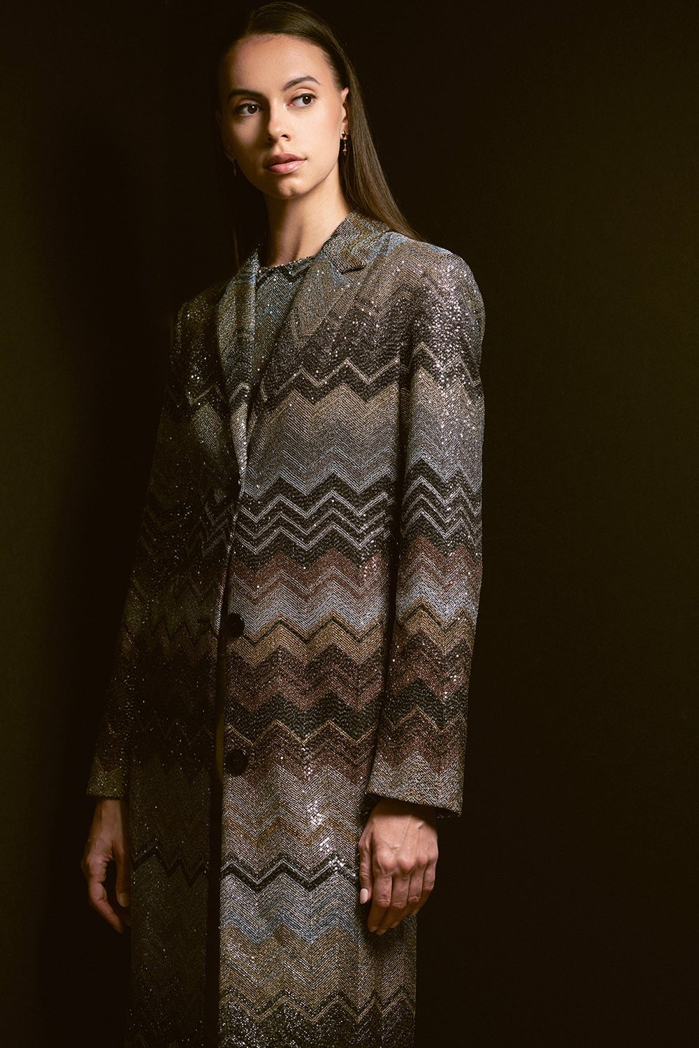 MISSONI-Long Coat-