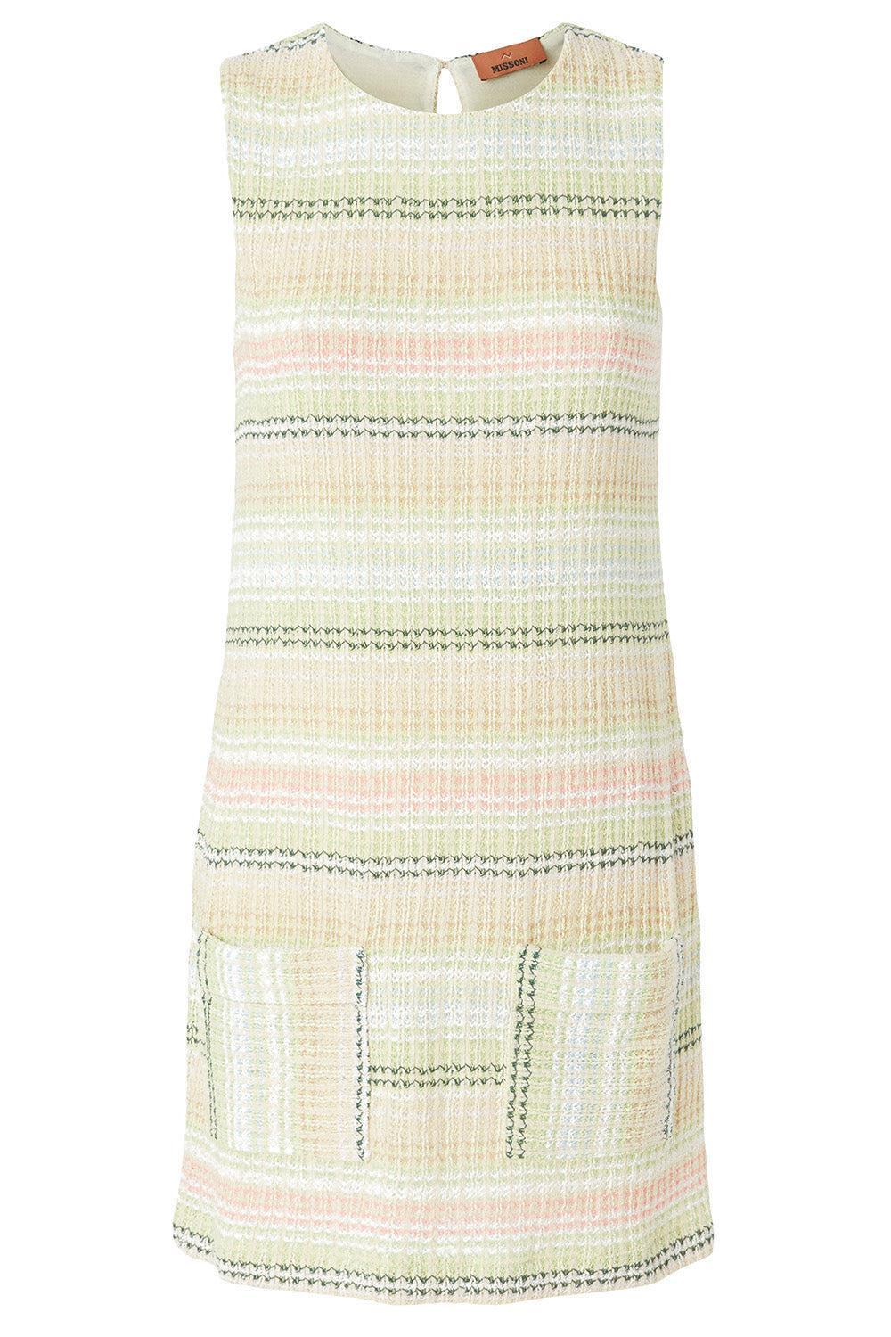 SLEEVELESS SHIFT SHORT DRESS-GRWHSLMN-38-CLOTHINGDRESSCASUAL-MISSONI