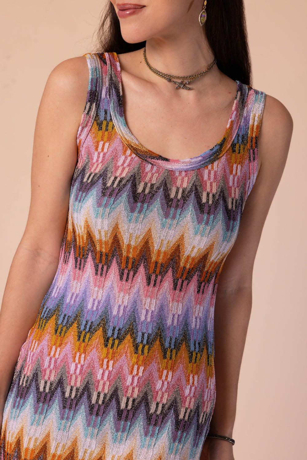 MISSONI-Sleeveless Mini Dress-