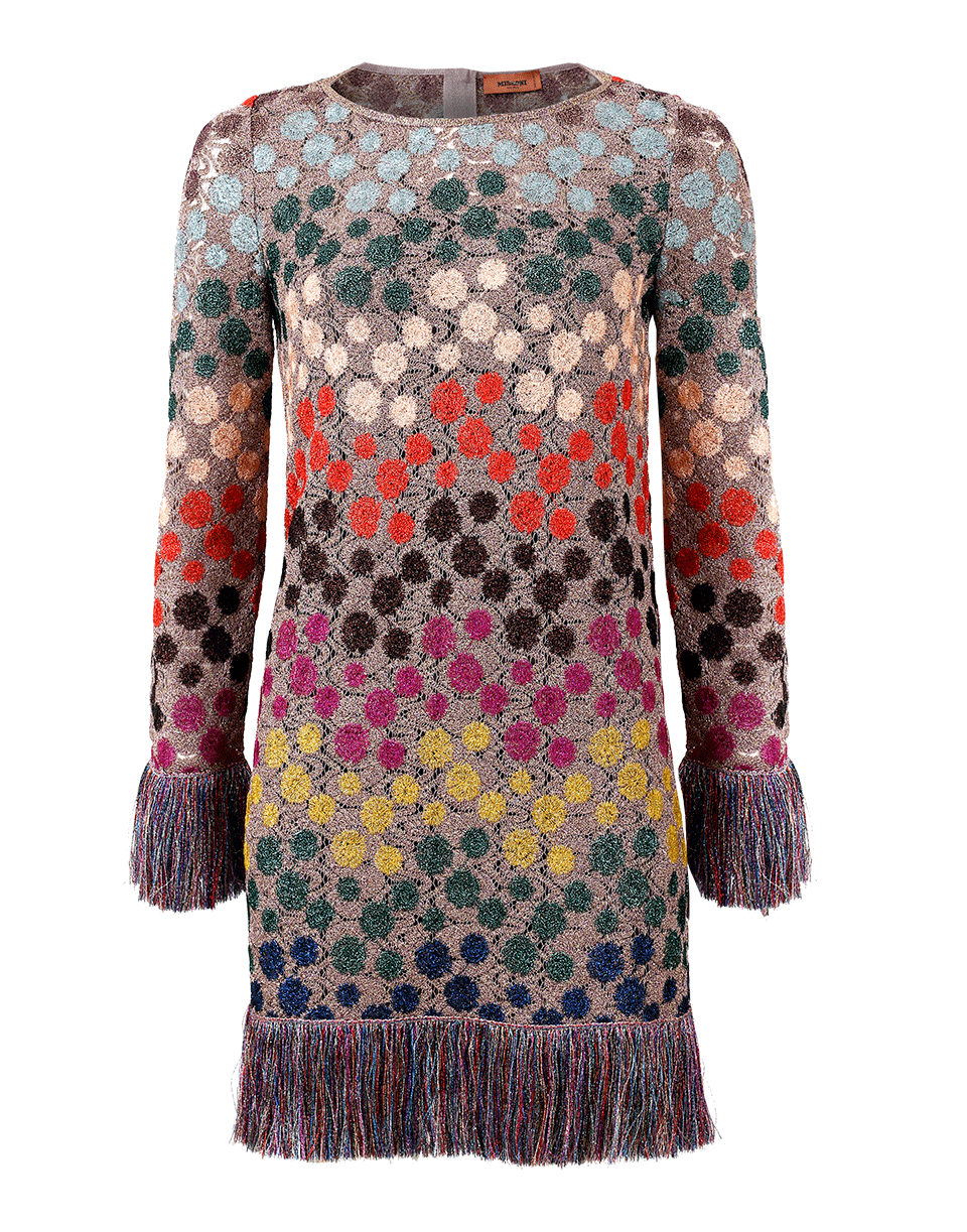 MISSONI-Multi Dot Print Dress-