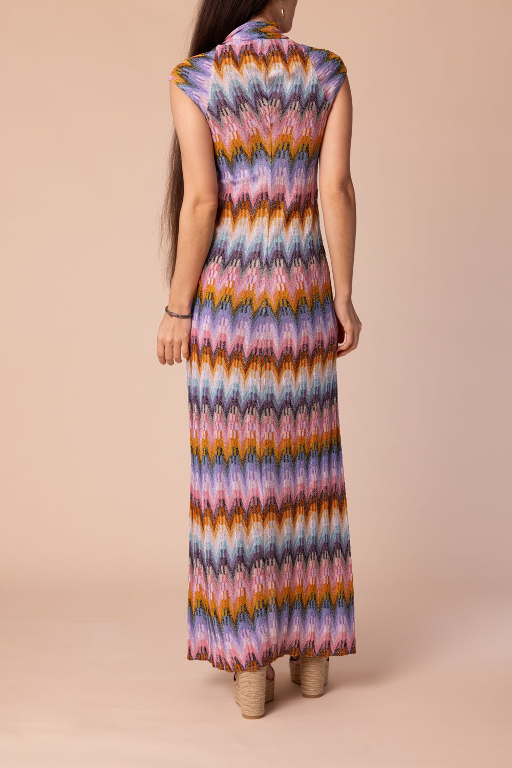  MISSONI-V Neck Maxi Dress- 