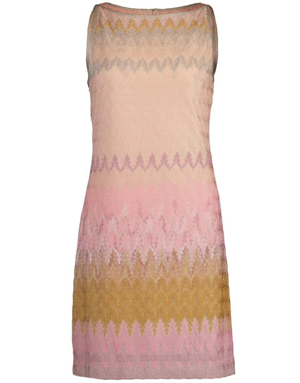 MISSONI-Bateau Neck Slim Tank Dress-