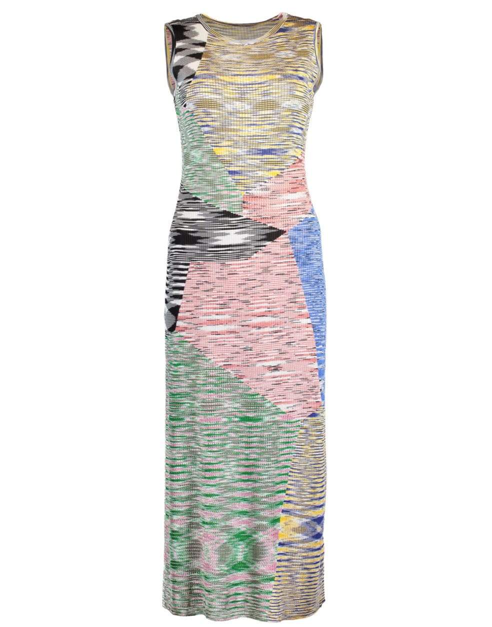 MISSONI-Space Dye Knit Midi Dress-