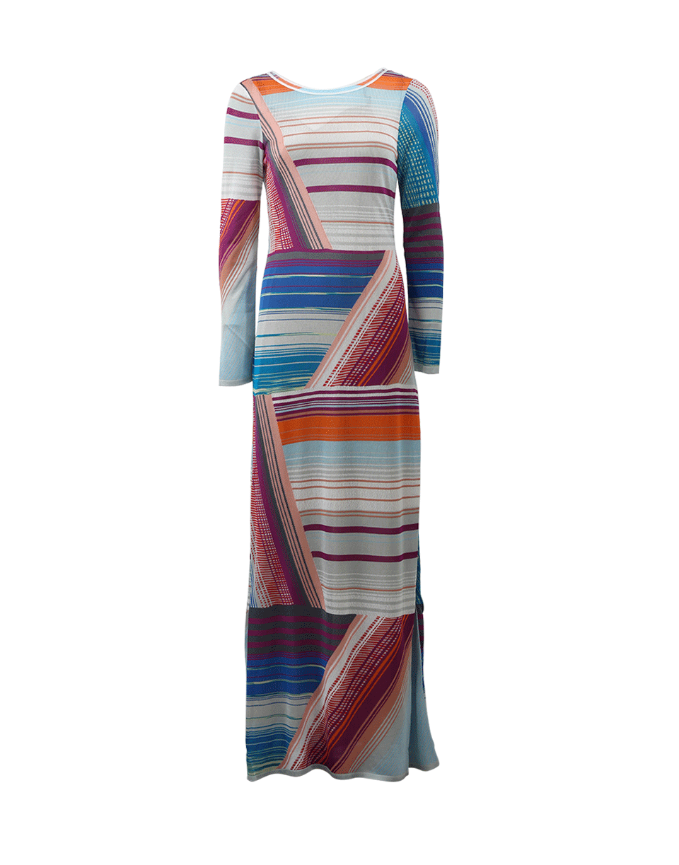 MISSONI-V-Back Maxi Dress-