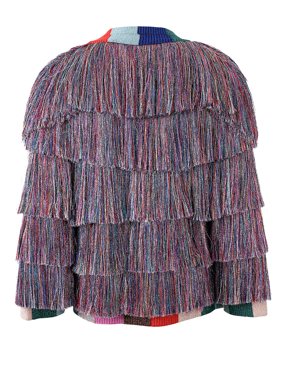 MISSONI-Fringe Jacket-PINK