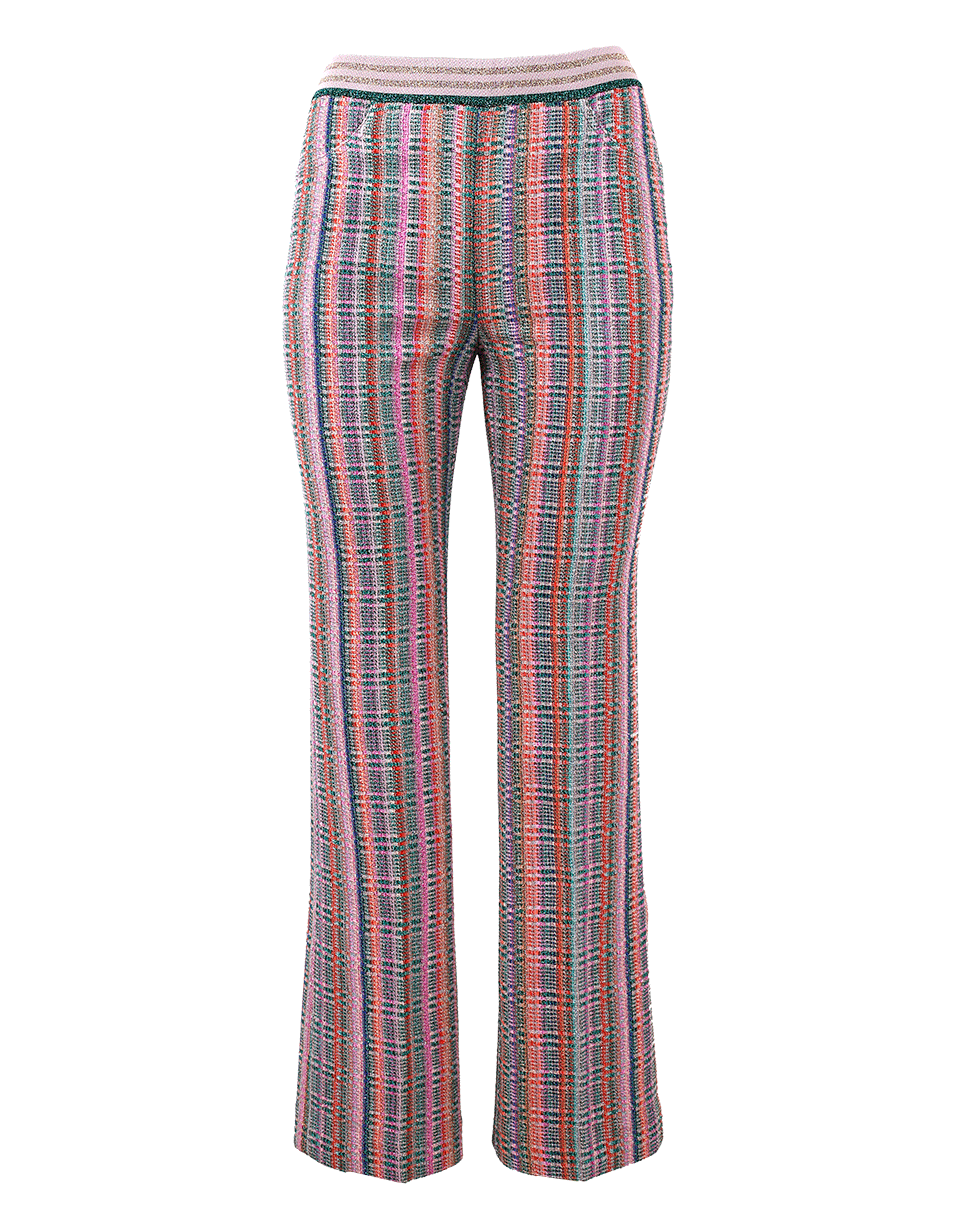 MISSONI-Plaid Flare Pant-