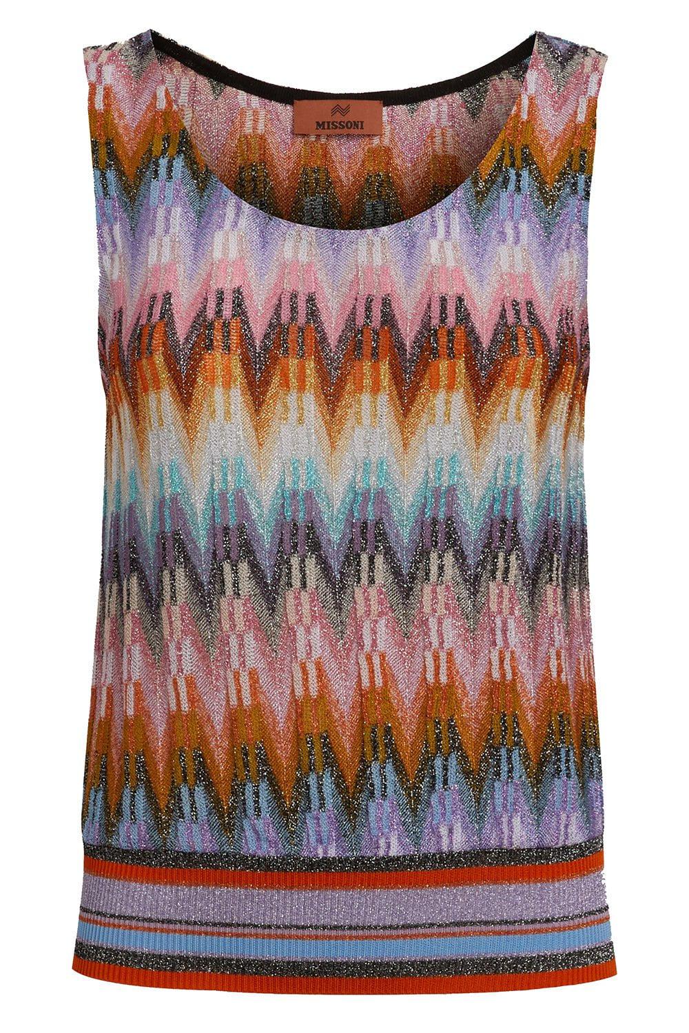 MISSONI-Sleeveless Tank Top-