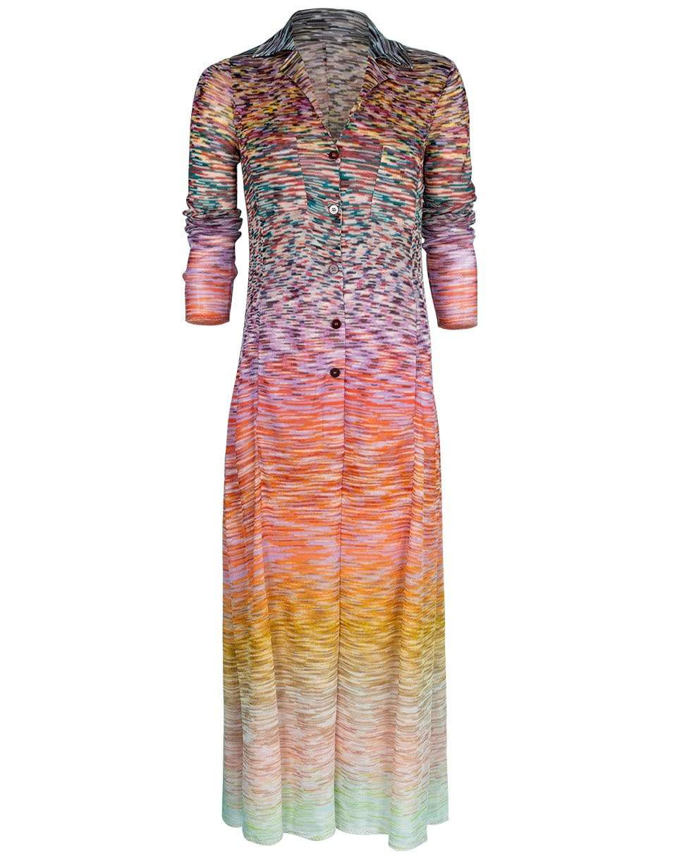 MISSONI-Space Dye Long Cardigan-