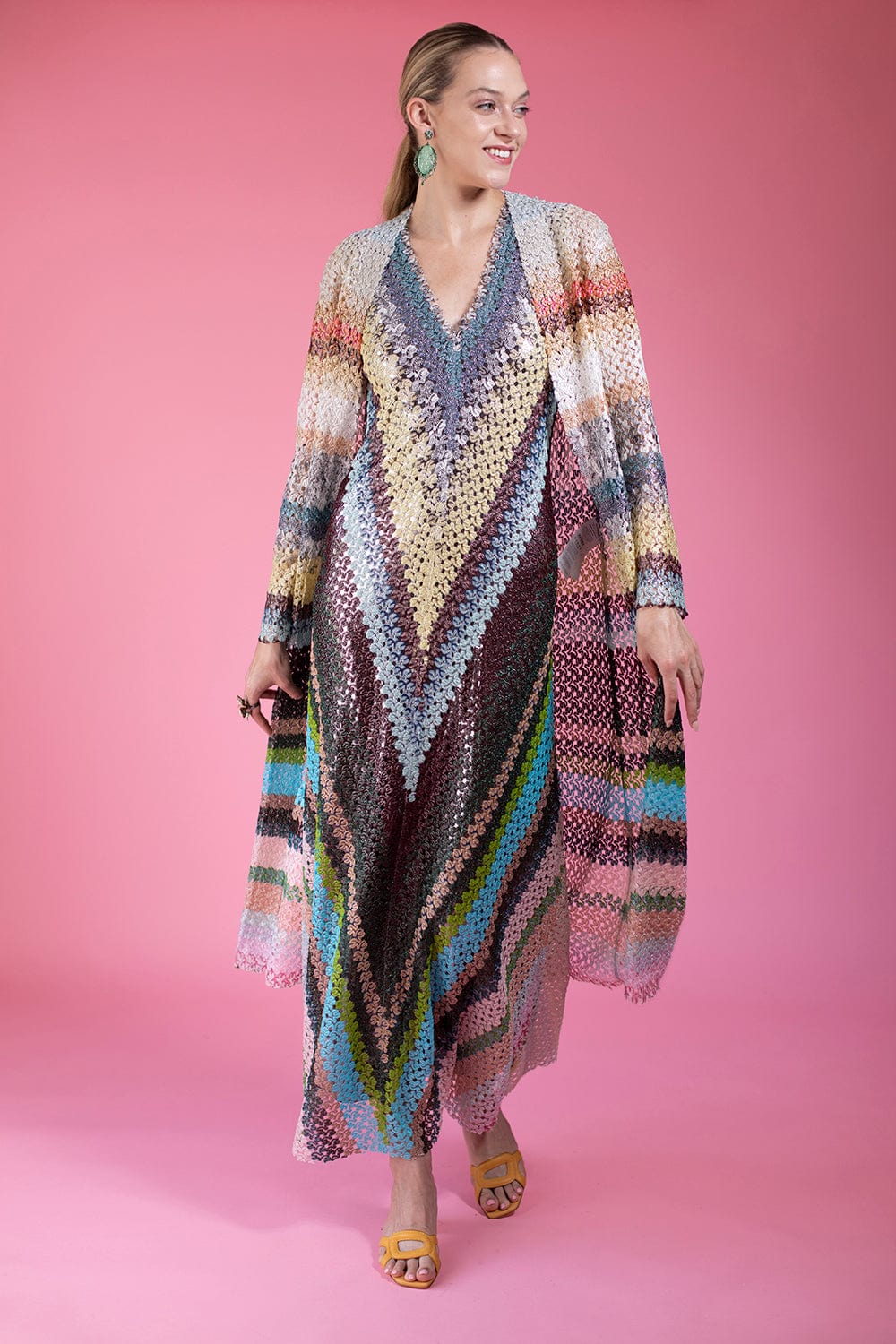 MISSONI-Long Cardigan-