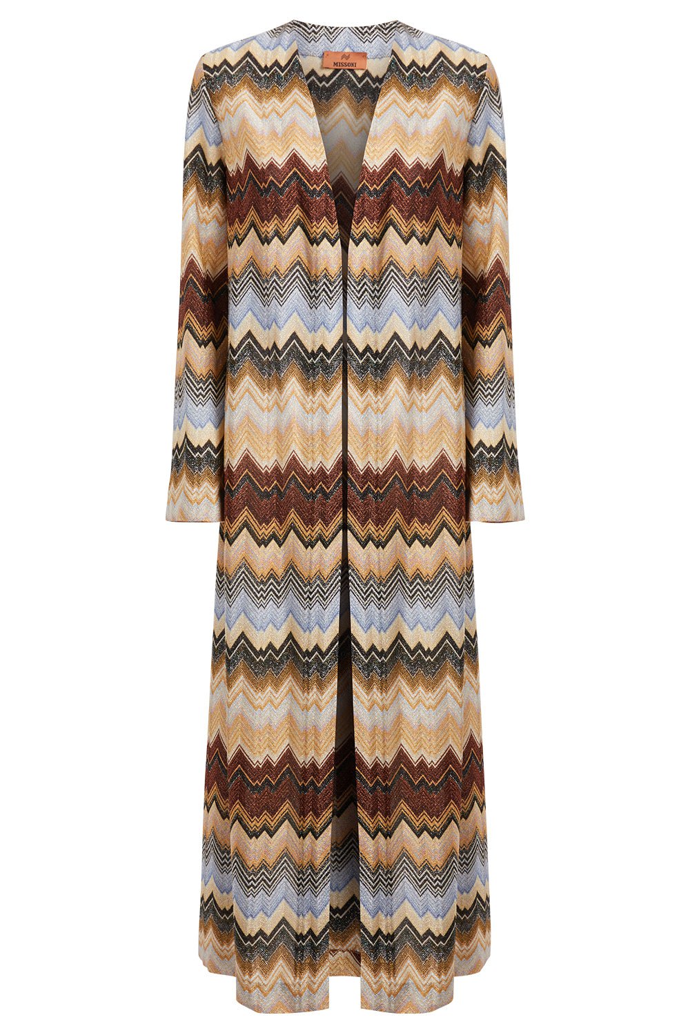 MISSONI-Lurex Knit Long Cardigan-