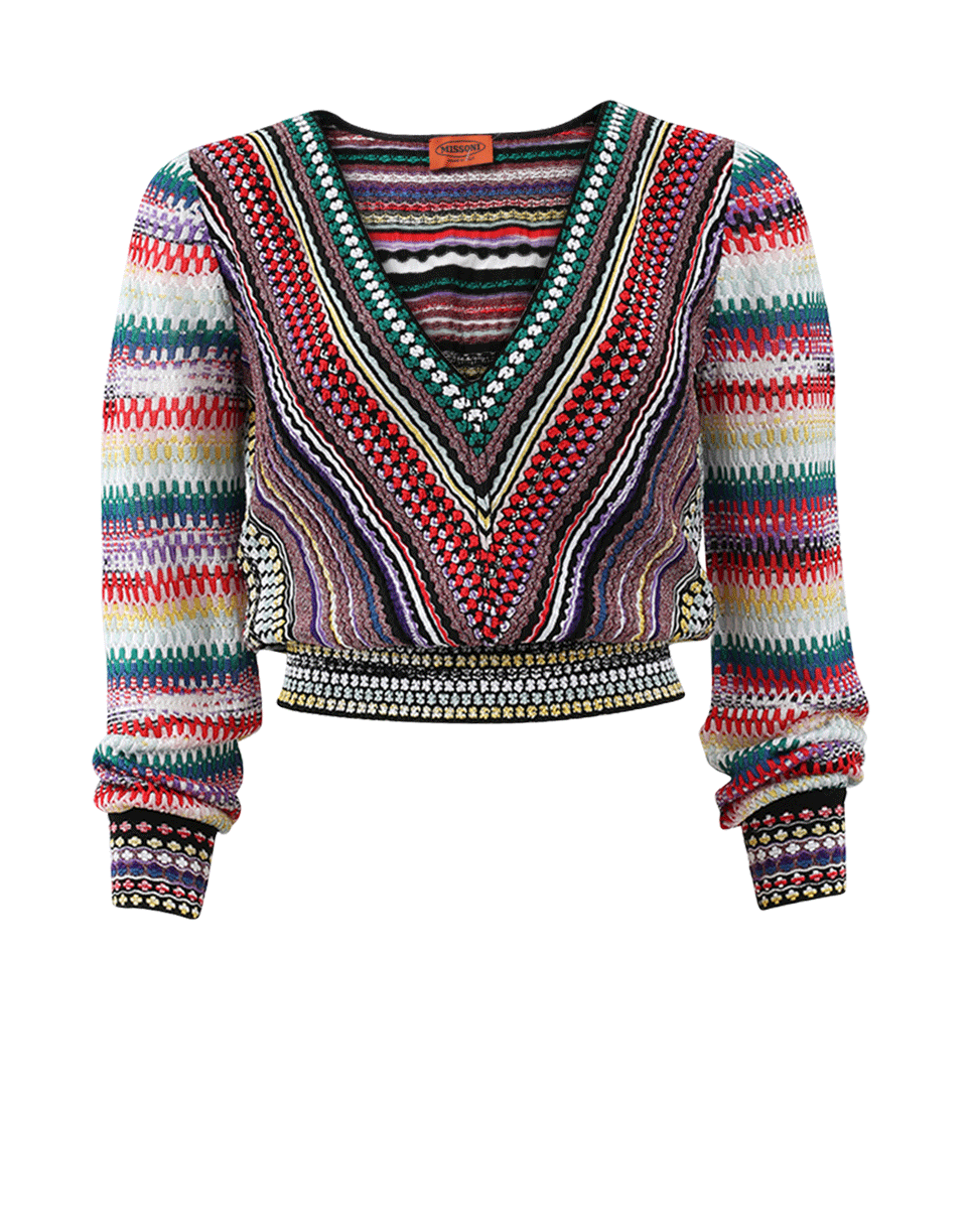 MISSONI-Banded Bottom Top-