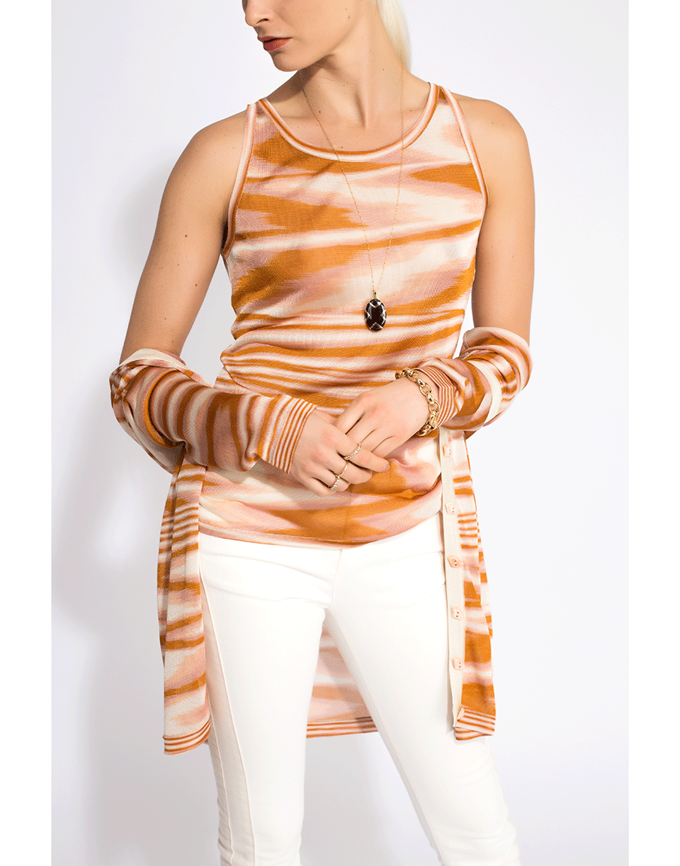 MISSONI-Beateau Neck Fitted Tank-