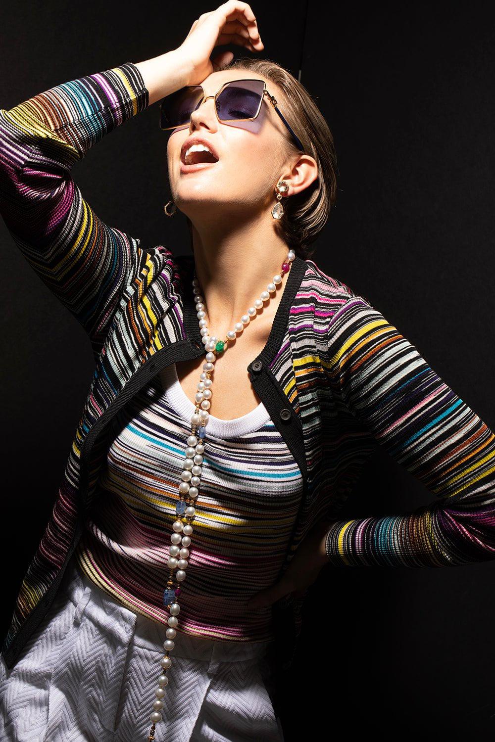 MISSONI-Stripe Tank-