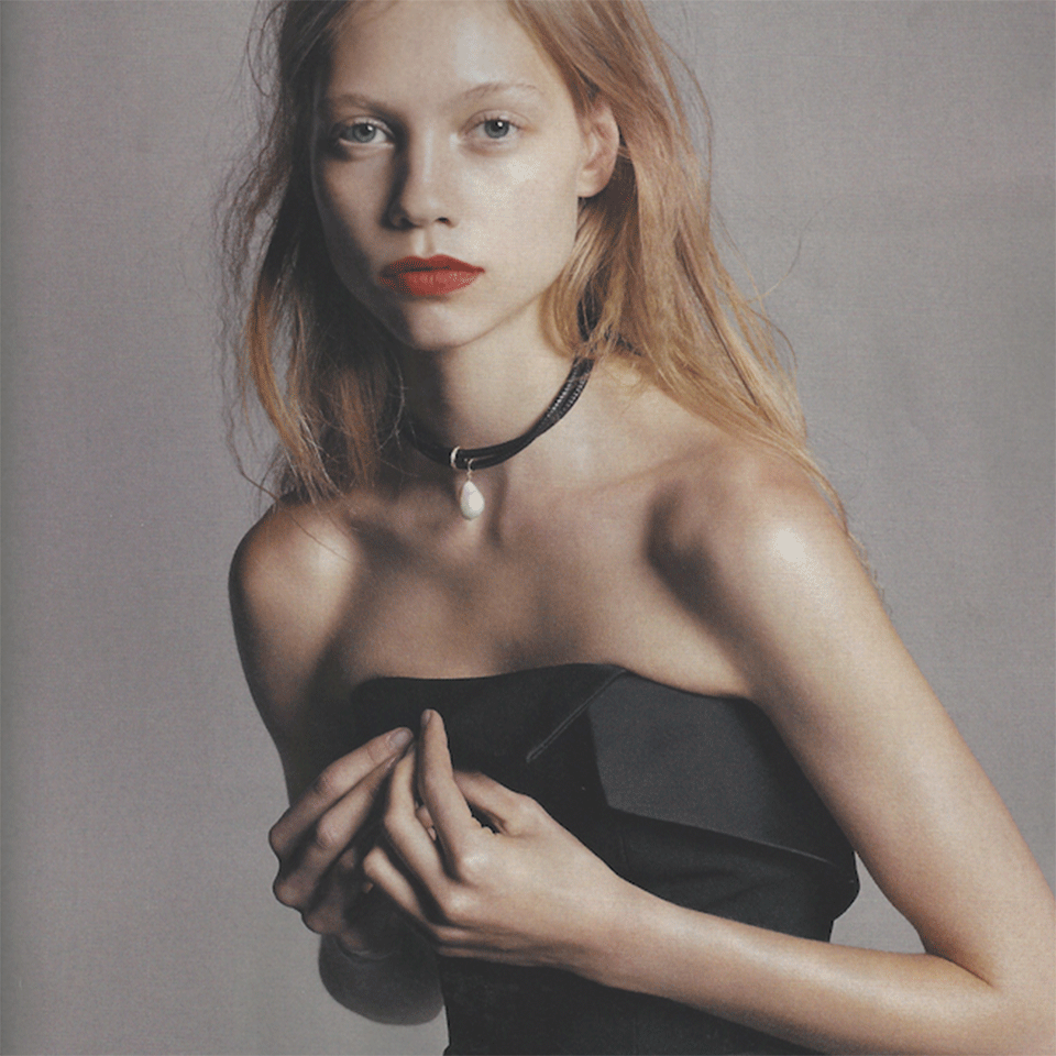 MIZUKI-Baroque Pearl Leather Wrap Bracelet/Choker-YELLOW GOLD
