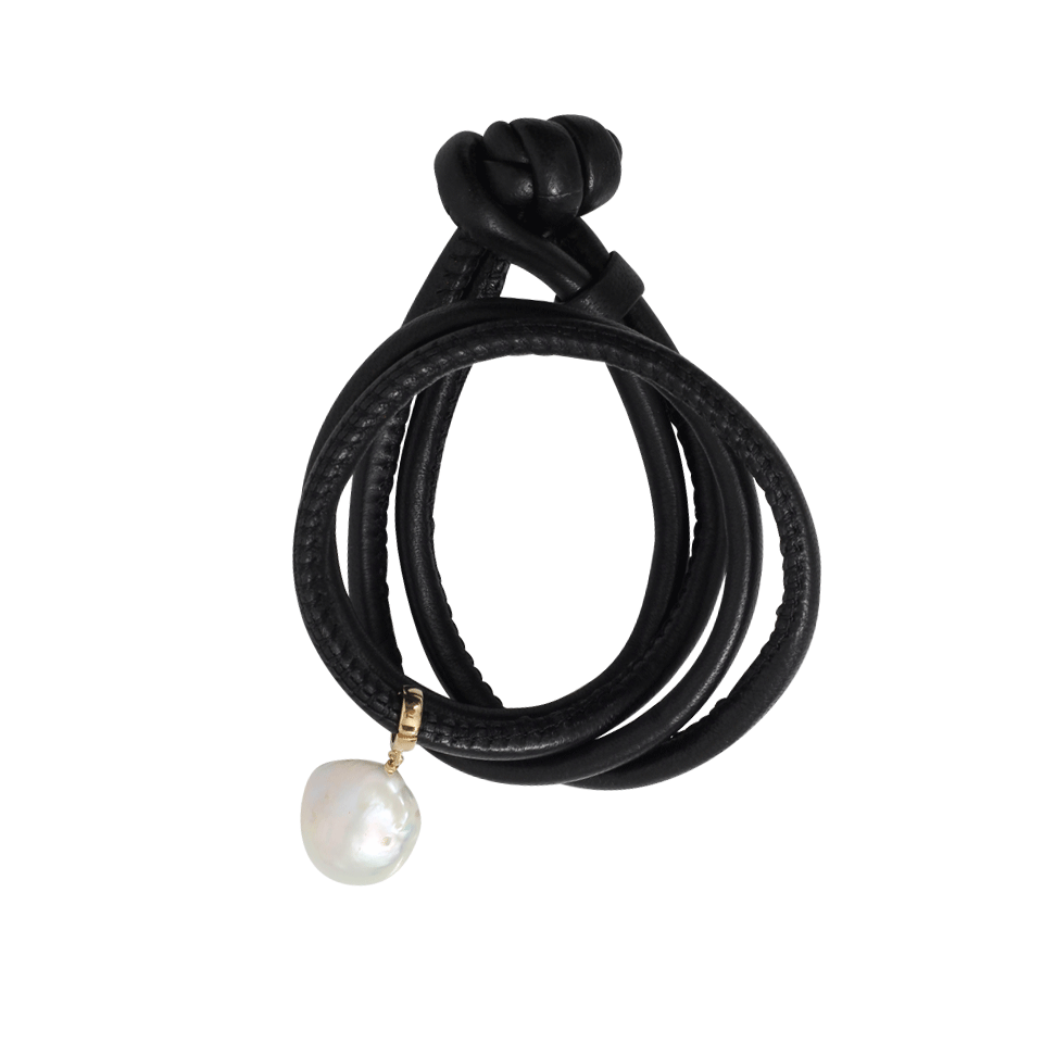 MIZUKI-Freshwater Pearl Wrap Bracelet-YELLOW GOLD