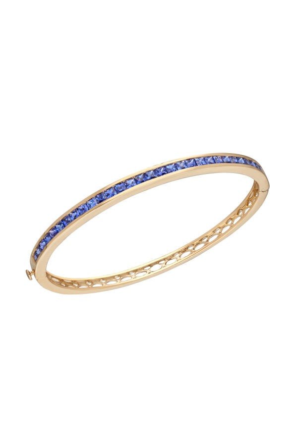 MOKSH-Paro Sapphire Bracelet-YELLOW GOLD