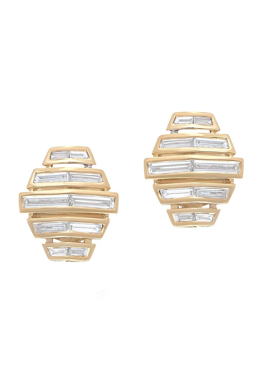 Diamond Nuur Stud Earrings