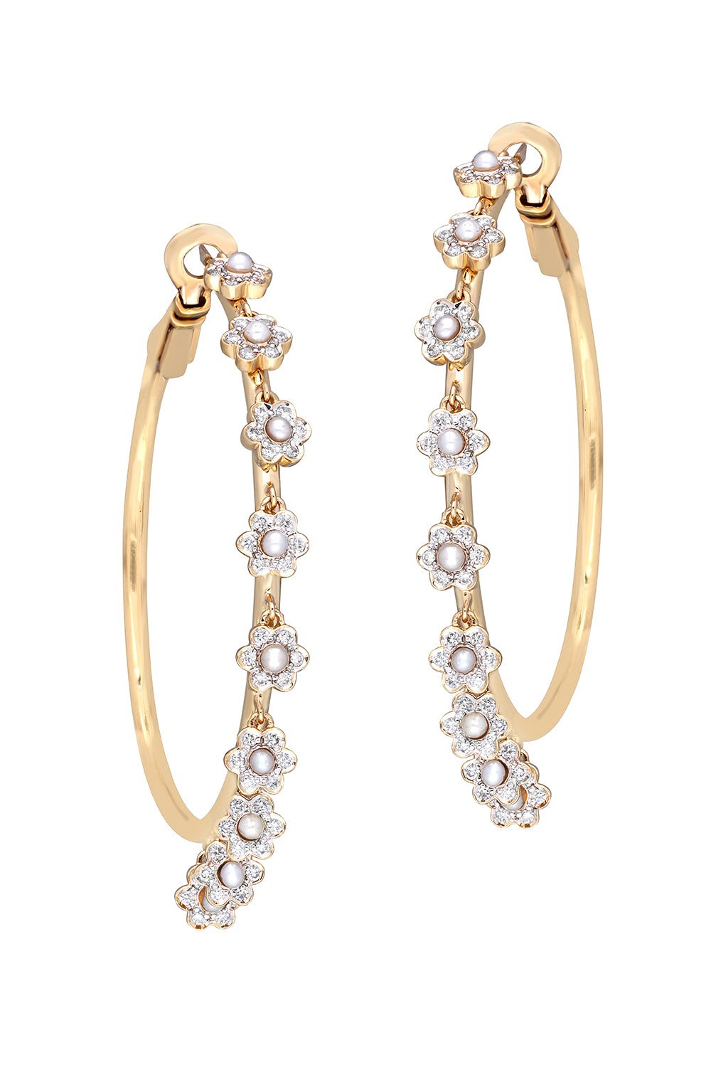 MOKSH-Pearl Day Dream Earrings-YELLOW GOLD