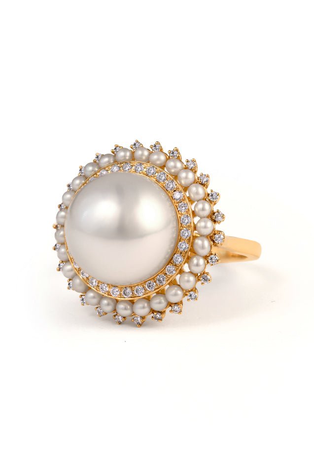 MOKSH-Kyoto Full Bloom Ring-YELLOW GOLD