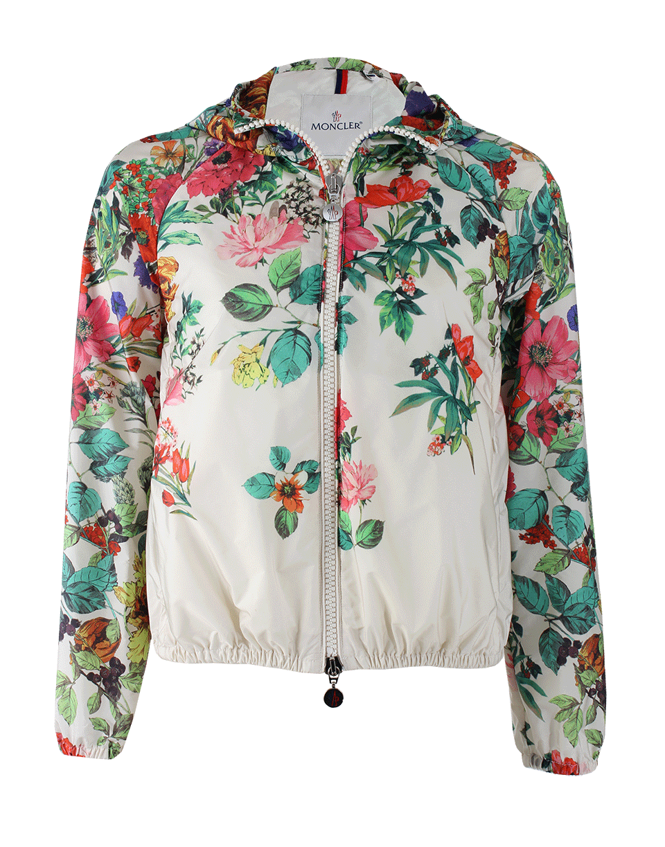 MONCLER-Floral Print Windbreaker-