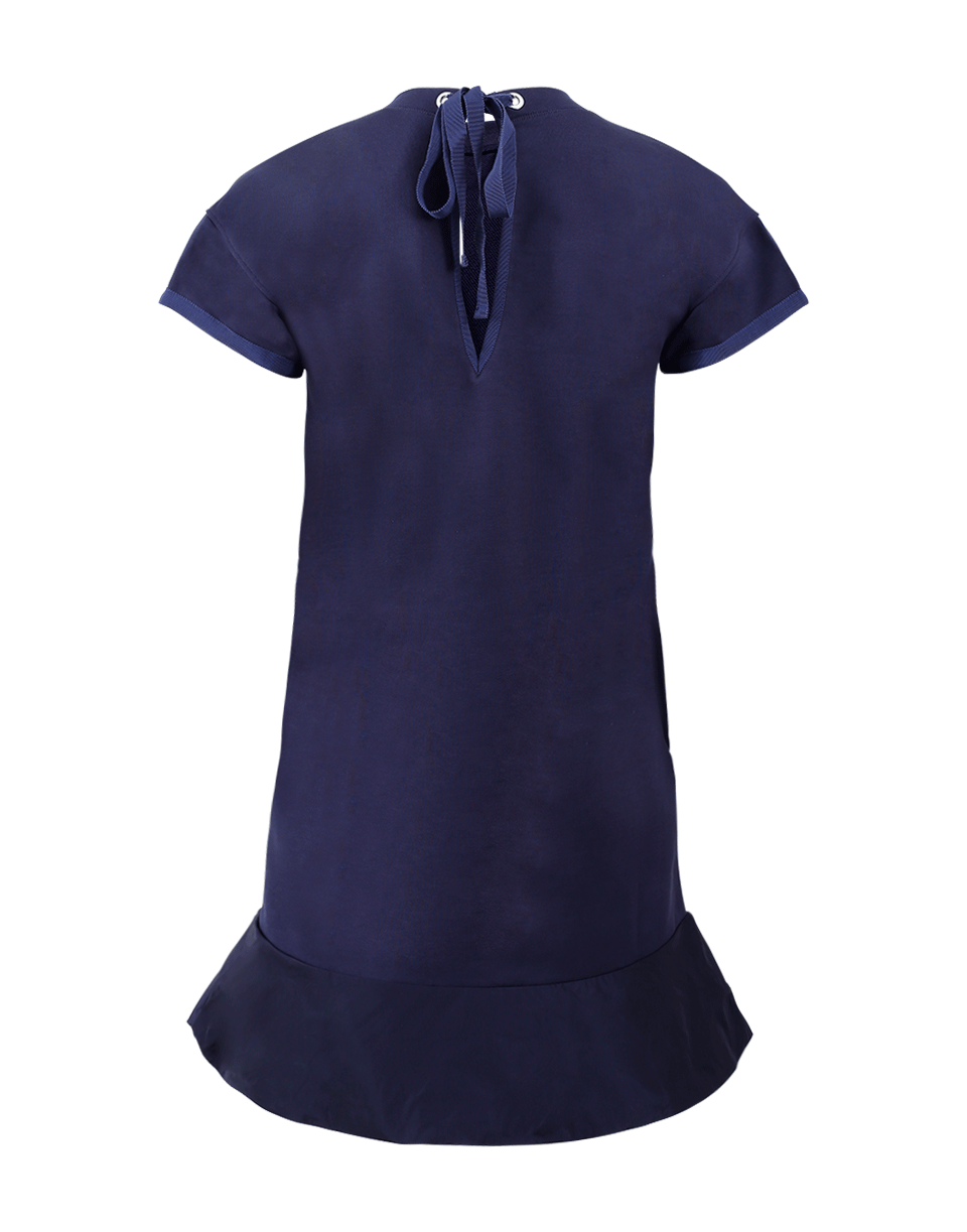 MONCLER-Nylon Flounce Dress-