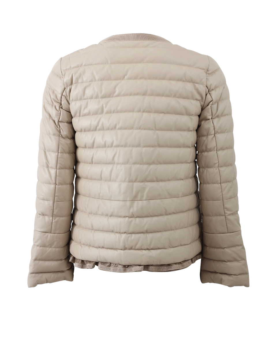 MONCLER-Ombrine Ruffle Hem Jacket-