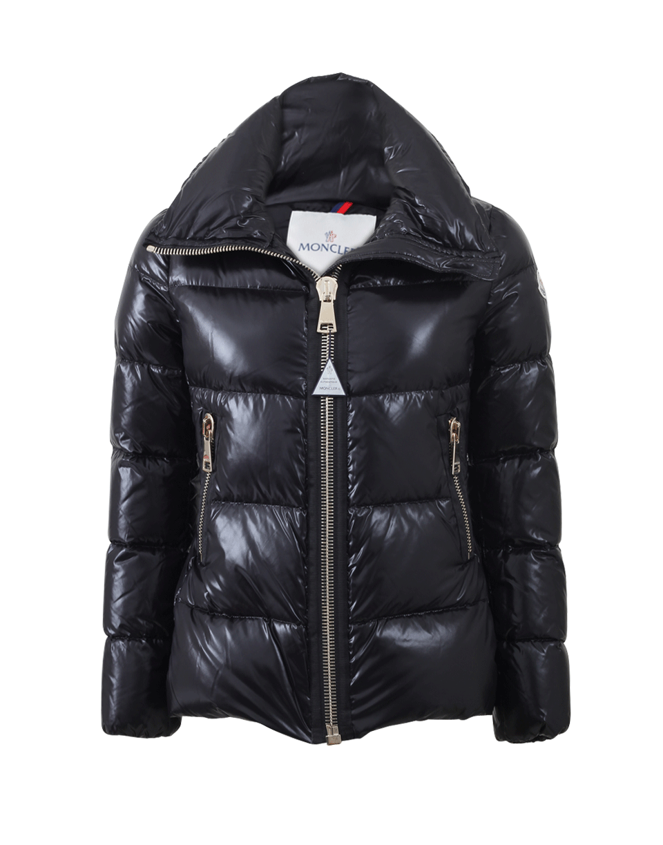 MONCLER-Lacquer Nylon Zip Jacket-