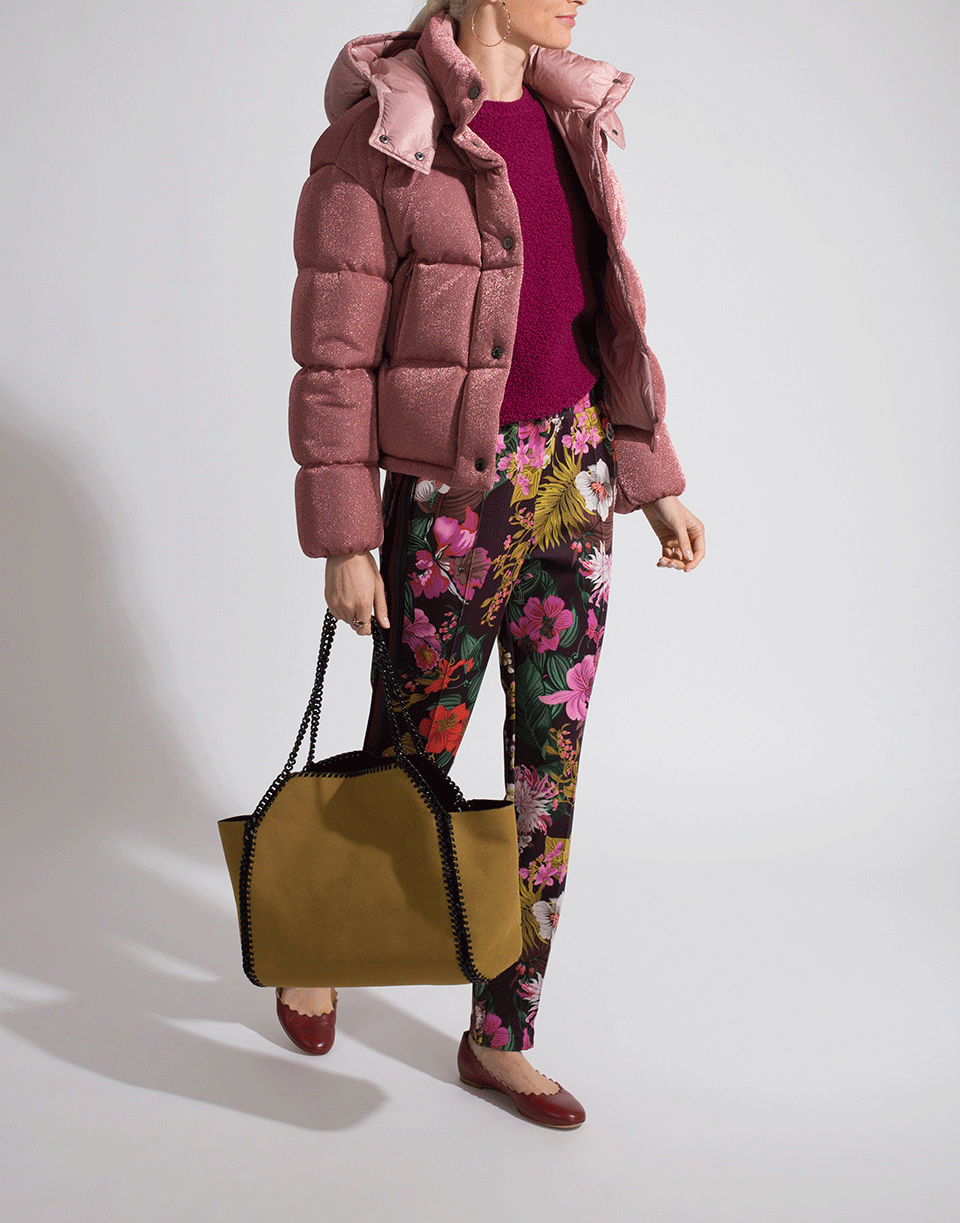MONCLER-Caille Sparkle Puffer Jacket-