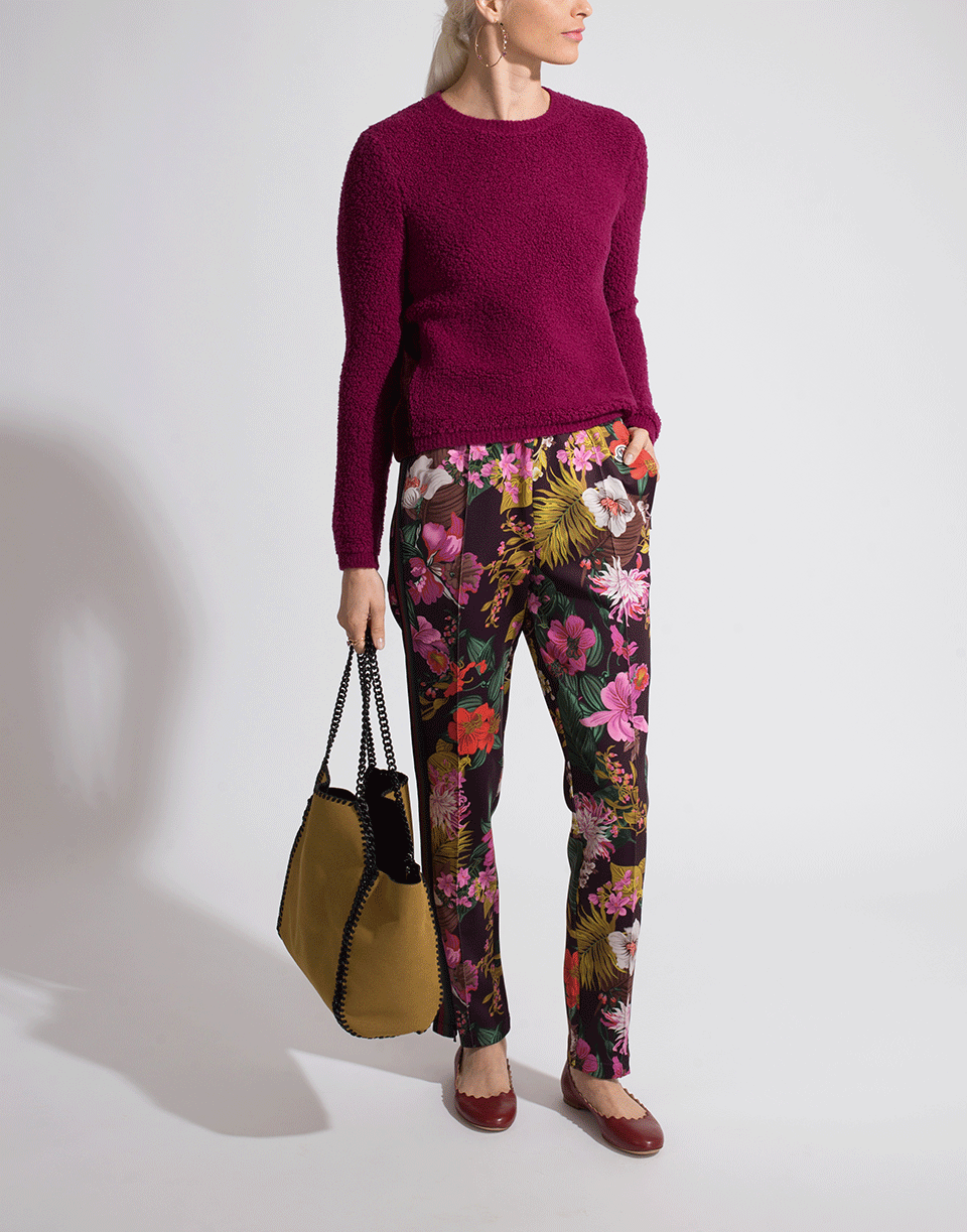 MONCLER-Pull On Floral Print Pant-
