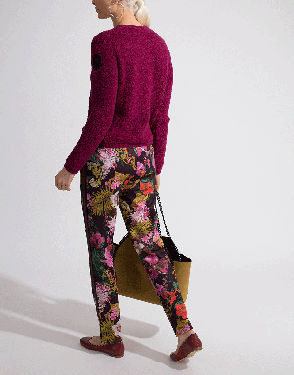 MONCLER-Pull On Floral Print Pant-