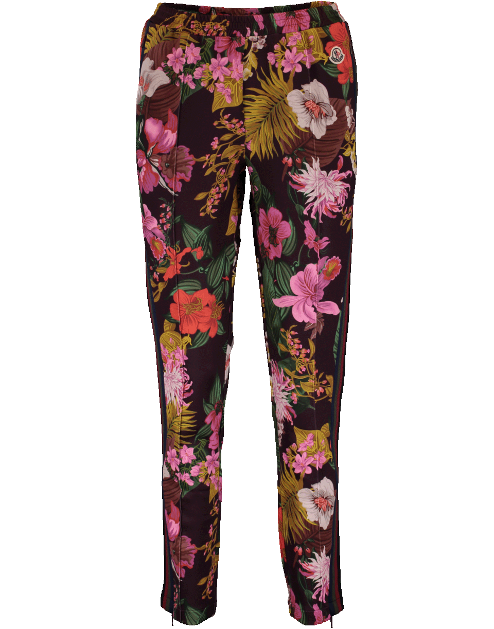 MONCLER-Pull On Floral Print Pant-