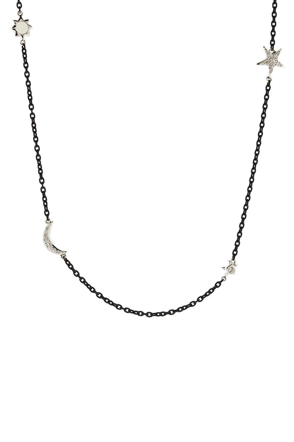 Moonstone Sun Moon Star Wrap Necklace-SILVER-JEWELRYFINE JEWELNECKLACE O-MONICA RICH KOSANN
