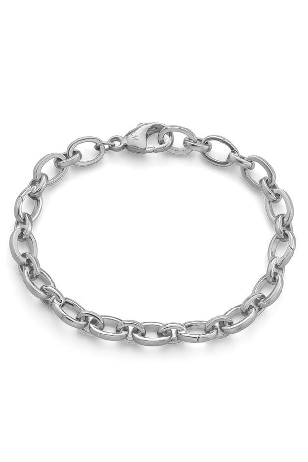 MONICA RICH KOSANN-Audrey Link Charm Bracelet-SILVER