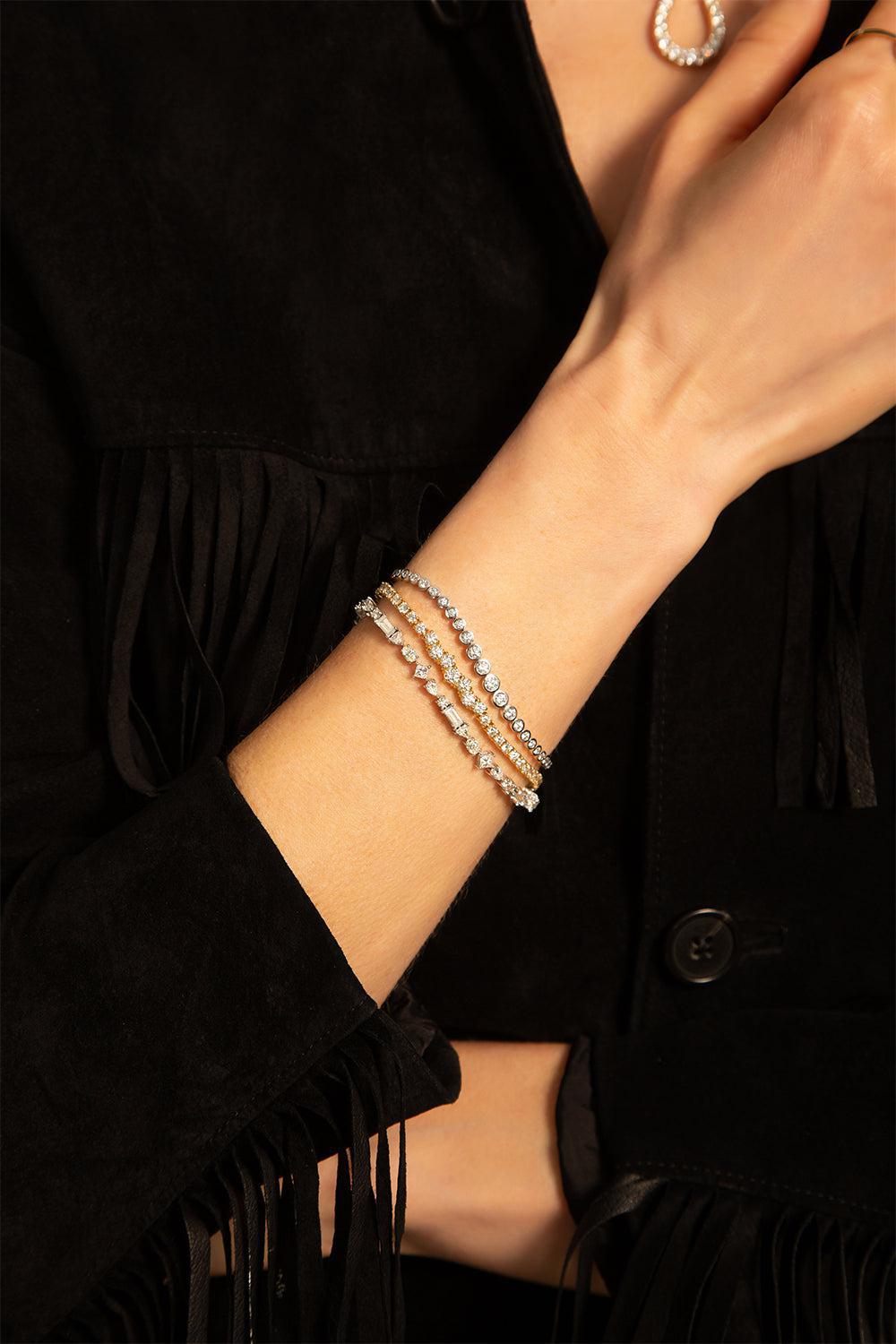 Midi Diamond Tennis Bracelet-WHITE GOLD-7-JEWELRYFINE JEWELBRACELET O-MONICA RICH KOSANN