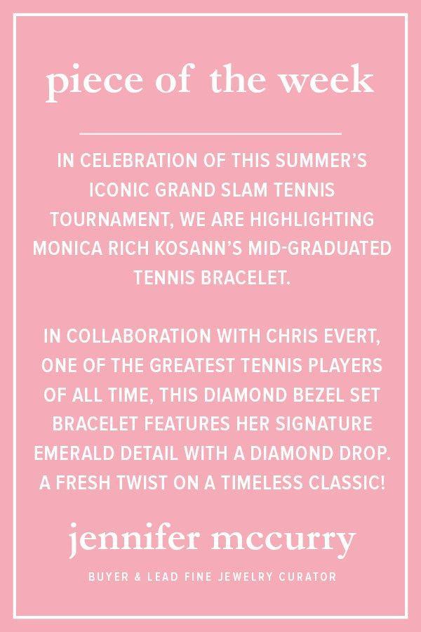 MONICA RICH KOSANN-Midi Graduated Tennis Bracelet-