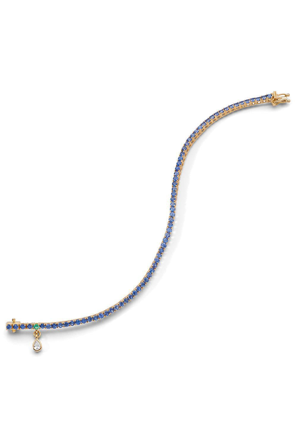 Classic Blue Sapphire Tennis Bracelet-YELLOW GOLD-6.5-JEWELRYFINE JEWELBRACELET O-MONICA RICH KOSANN
