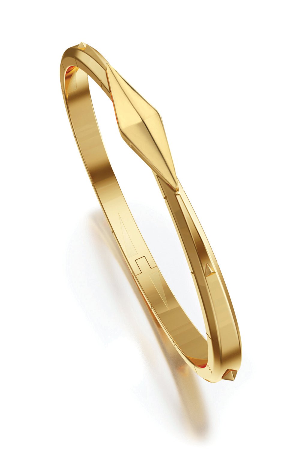 MONICA RICH KOSANN-Points North Cuff Bracelet-YELLOW GOLD